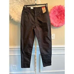NWT LEVI'S BLACK HIGH-WAISTED MOM JEANS SIZE 29X30